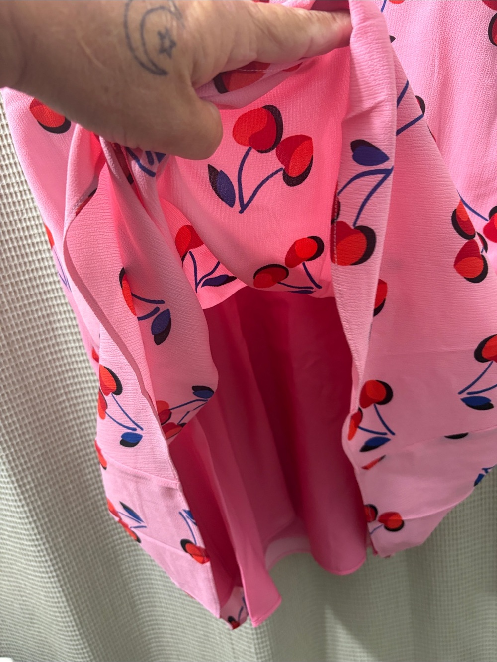 kate spade Pink Dress with Red Accent nwot - Picture 7 of 11